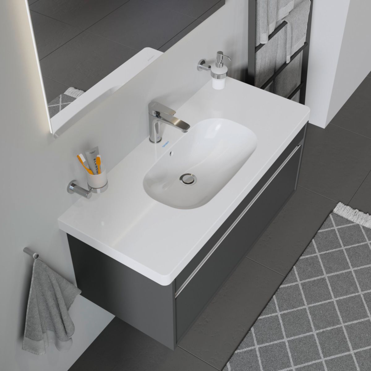 Lavabo 105 d-code blanc réf. 3421000002