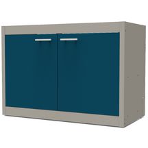 Meuble sous évier CLIPMETAL  COLOR 120 cm, Coloris Soie