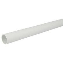 Tube PVC 0 50 longueur 4m blanc EU4JW