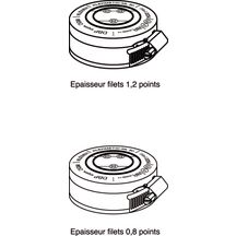 Tampon EPDM SMU S/SMU Plus 1 trou diamètre nominal 50mm Réf. 156394 PAM