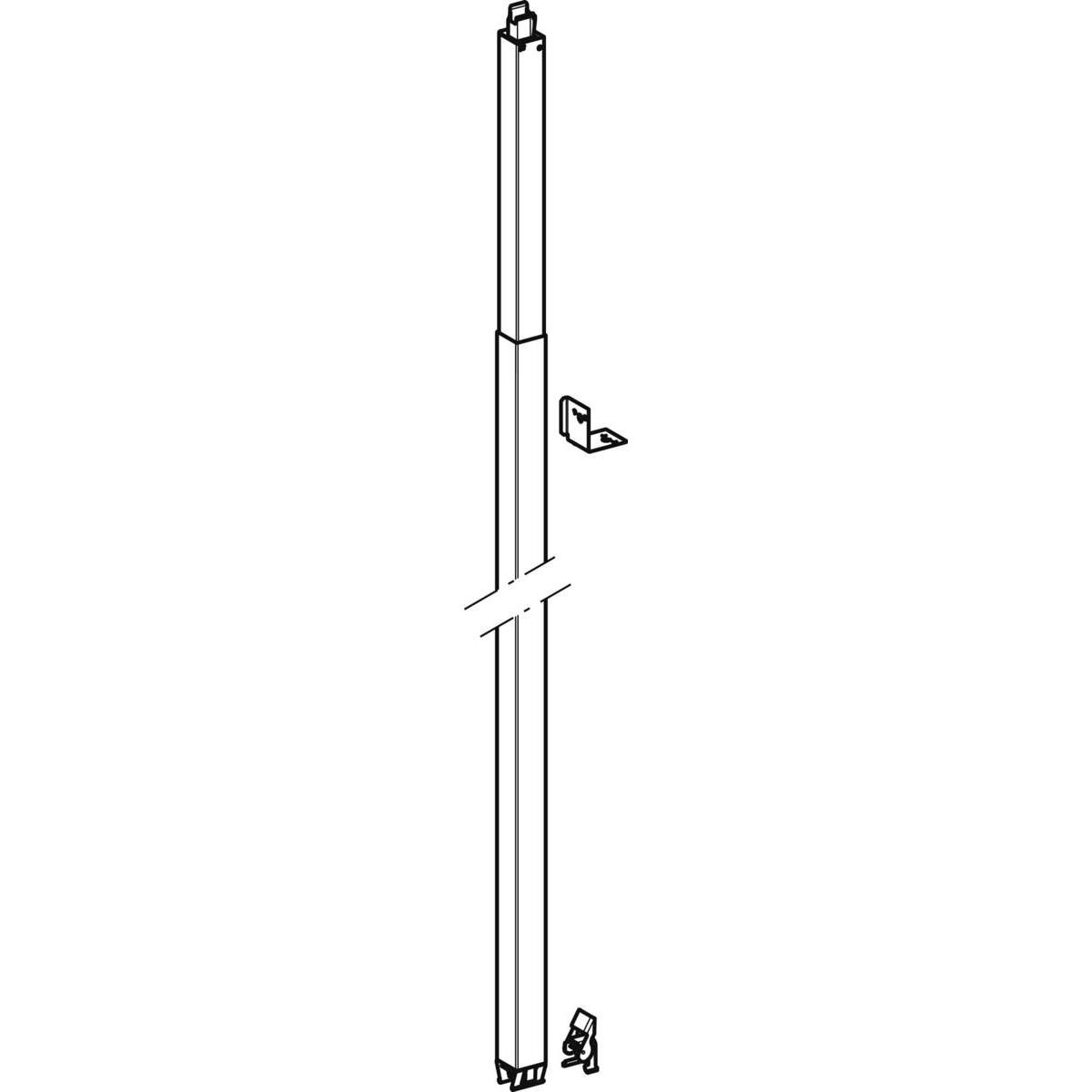 Montant télescopique pour système DUOFIX H 260 - 320 Réf. 111.872.00.1