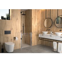 Paroi de douche Larenco porte Duo Care en niche 900mm H900mm Réf. 26791