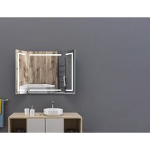 MIROIR LED TRIPTYQUE 80X120 CM Réf. P900024