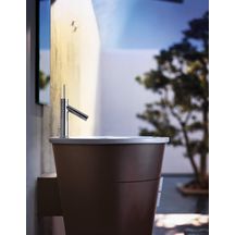 AXOR Starck Mitigeur de lavabo 90 avec tirette et vidage, Bronze brossé