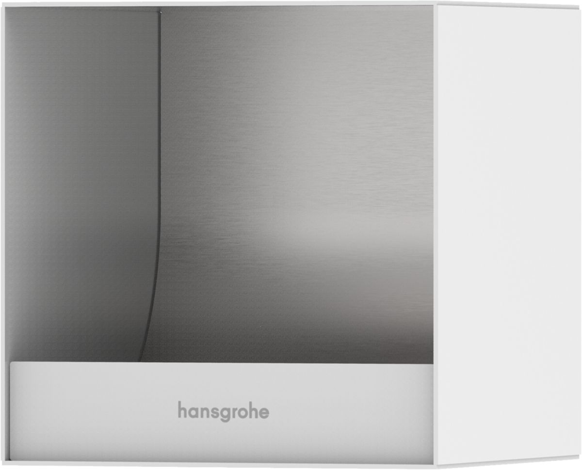 hansgrohe XtraStoris Original Support de papier toilette encastré 150/150 /140, Blanc mat