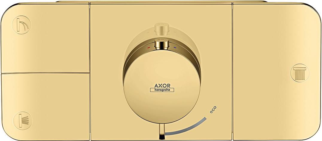 AXOR One Module thermostatique encastré avec 3 fonctions, Aspect acier inoxydable