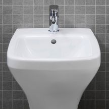 Bidet sur pied 57cm Durastyle blanc réf. 2284100000