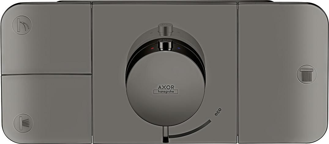 AXOR One Module thermostatique encastré avec 3 fonctions, Aspect acier inoxydable