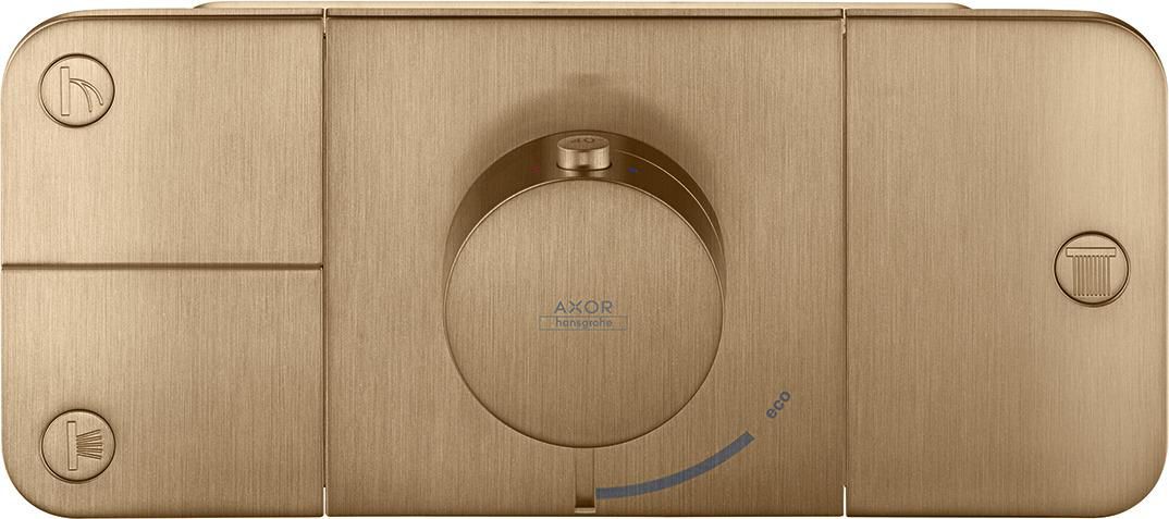 AXOR One Module thermostatique encastré avec 3 fonctions, Aspect acier inoxydable