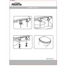 Abattant Alterna MOTUS 2 thermodur frein de chute 44,5X37,6