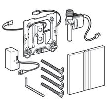 Déclenchement HyTronic Sigma50 infrarouge encastré pour urinoir, secteur, chromé brossé réf. 116026GH1