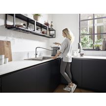 hansgrohe S51 S510-F635 Evier encastré 180/450, Gris béton