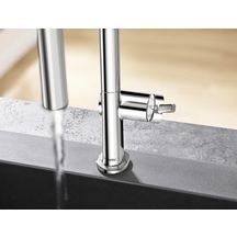 hansgrohe Talis M54 Mitigeur de cuisine 210, avec douchette extractible 2 jets, sBox, Chrome