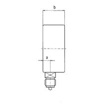 Hydromètre rac. vertical diam 63mm 0 à 10m H2O 3/8 euro 52