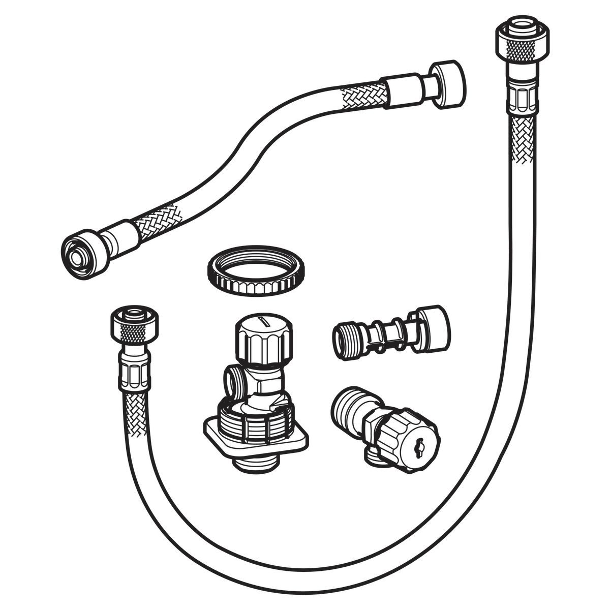 Set d'alimentation arrière 12x17mm et 15x21mm pour Monolith Réf 131.074.00.1