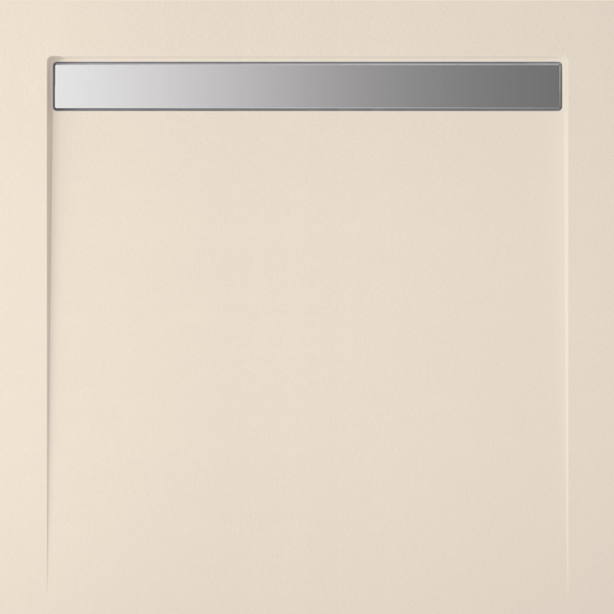 Receveur de douche Line X Kromat Ardoise 100x100 carré Beige Réf. SLIS0679-BEI