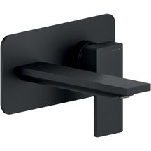 Facade Mitigeur lavabo SEVEN Mural Bec 150 Mm Velvet Black Réf : SE124198BM