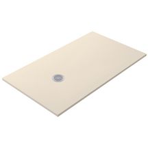 Receveur de douche Neo Plus Kromat Ardoise 80x210 évacuation centrale Beige Réf. SNES0122-BEI