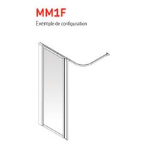 Panneau pleine hauteur Option MM1F, sur-mesure, silver Réf. 91161S