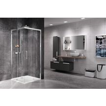 Paroi de douche verre 100 cm gauche Réf. ROSEA98LS-1K