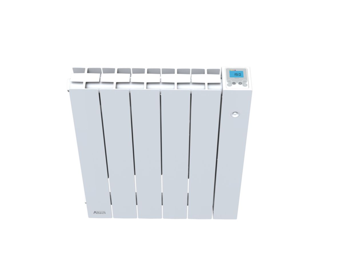 Radiateur électrique fluide ALTECH horizontal 2000W Blanc