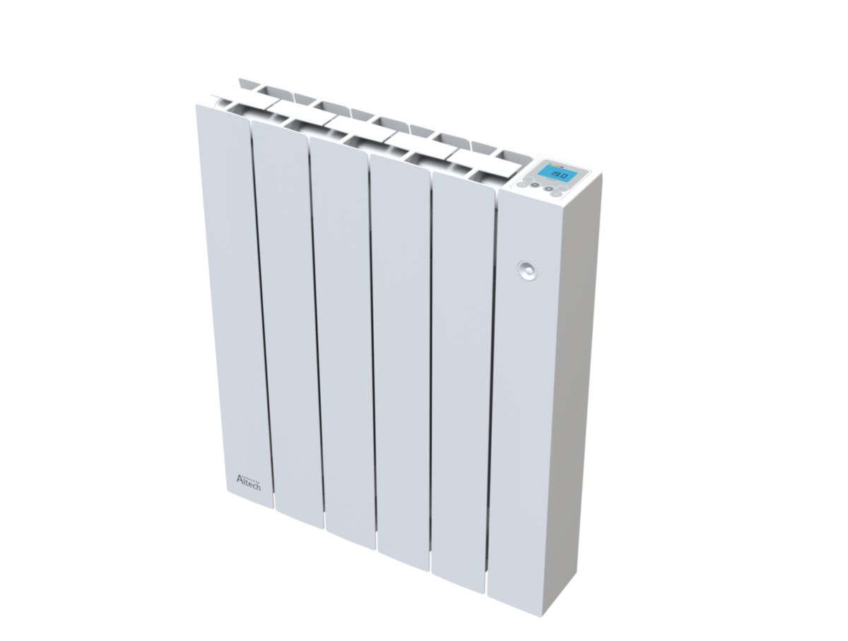 Radiateur électrique fluide ALTECH horizontal 2000W Blanc