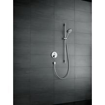 hansgrohe Raindance Select S Ensemble de douche 120 3jet EcoSmart avec barre Unica'S puro 90 cm et porte-savon, Chrome