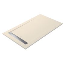 Receveur de douche Line X Kromat Ardoise 100x100 carré Beige Réf. SLIS0679-BEI