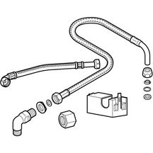 Set de raccordement AQUACLEAN pour réservoir apparent en cas d'alimentation poar l'arrière ou le milieu réf. 115.438.00.1