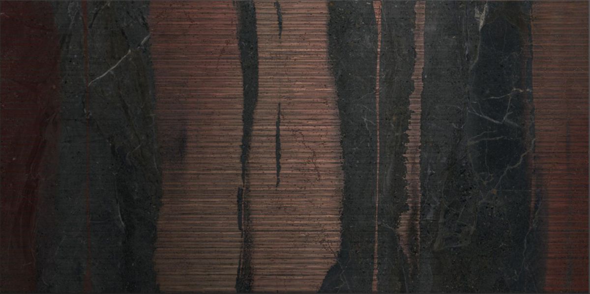 Grès cérame Monocibec Azimuth obsidian décor 60 x 120 cm 0133502