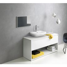 hansgrohe Logis Mitigeur de lavabo 190 sans tirette ni vidage, Noir mat