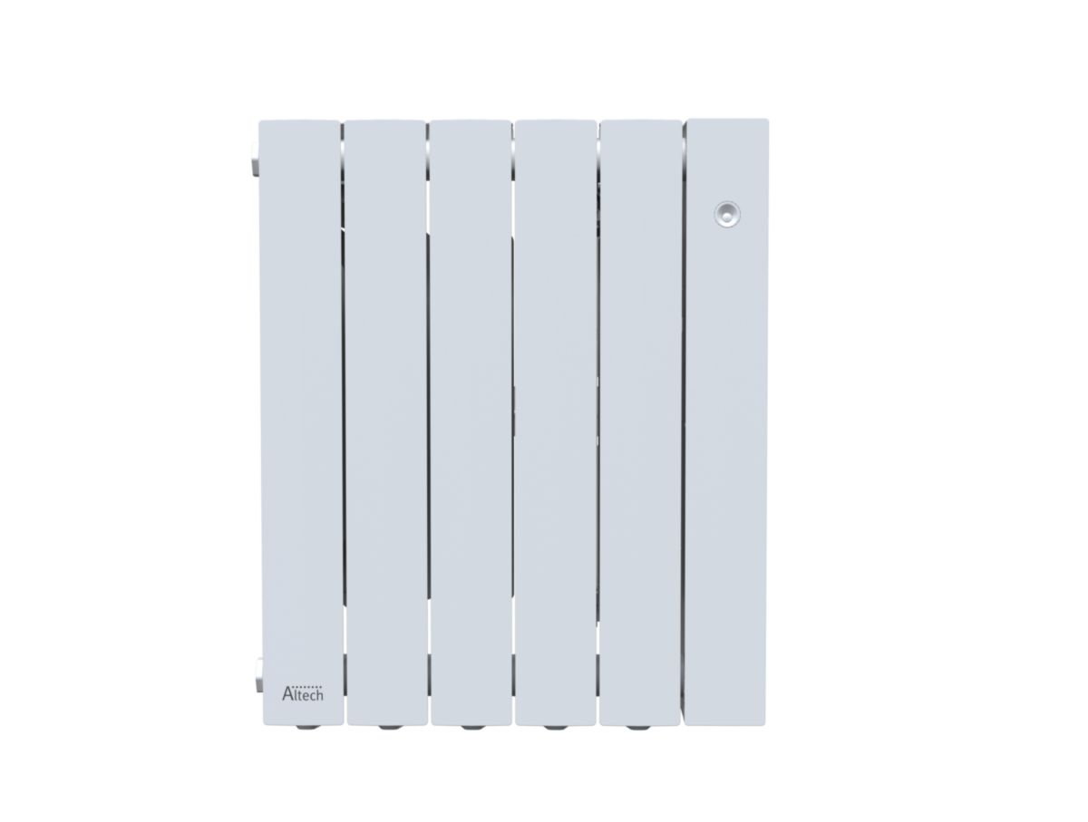 Radiateur électrique fluide ALTECH horizontal 2000W Blanc