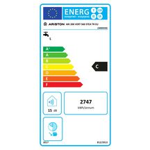 Chauffe-eau électrique stéatite ARI 200 litres vertical 560 triphasé Classe énergétique ECS C Réf 3000359