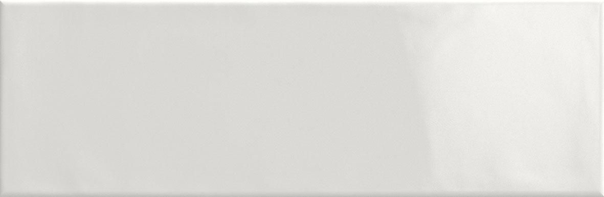 Faïence Cinca Soho blanc brillant 10 x 30 cm 10200