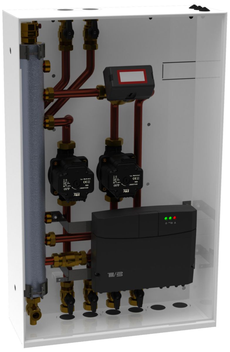 Module hydraulique MGM II EVO pour 2 circuits multi température 1 HT 1 BT (radiateur et plancher chauffant réf. 3318624