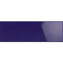 Faïence Cinca Soho bleu cobalt brillant 10 x 30 cm 10204