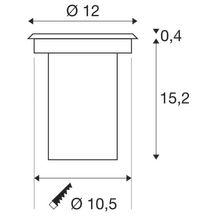 Lampe à Led Solasto 6W rond - Réf. 227680