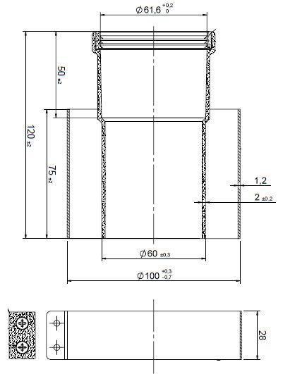 Réhausse pour remplacement CENTORA/NECTRA réf. 3318357