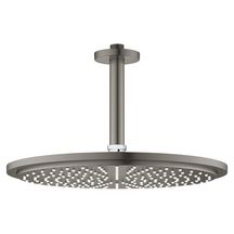 Ensemble douche de tête et bras plafonnier 142 mm, 1 jet Rainshower Cosmopolitan 310 Hard Graphite brossé Réf : 26067AL0