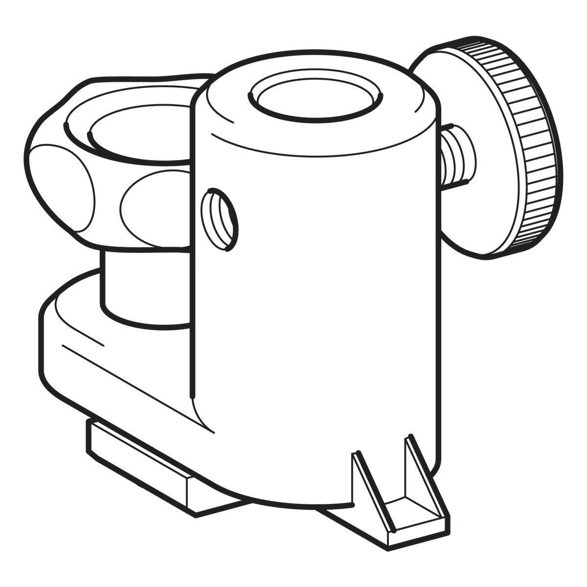 Socle pour étriers réf. 356.831.00.1