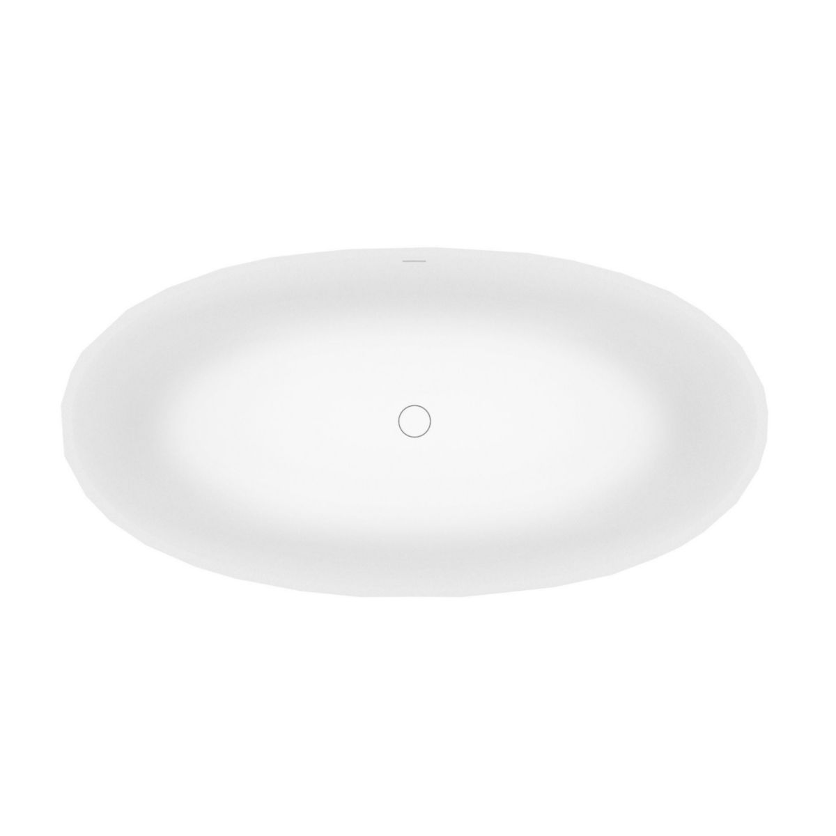 Baignoire Autoportante PRISMA 167x82 finition blanc brillant réf: 829066