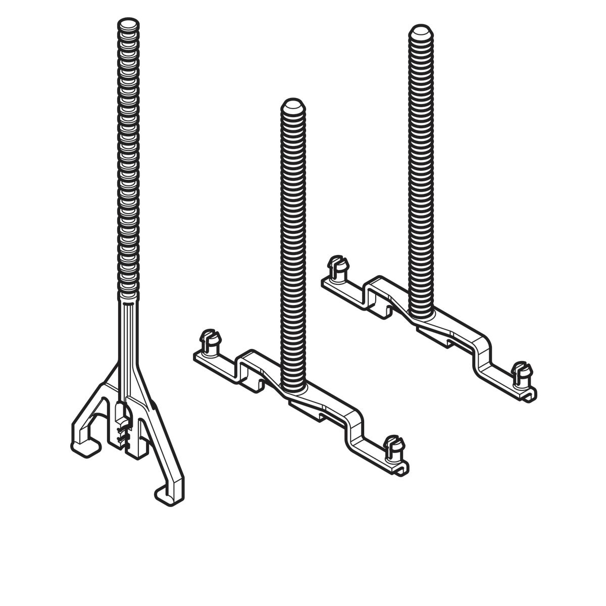 Set de prolongation pour plaque 115.392 Réf. 240.087.00.1