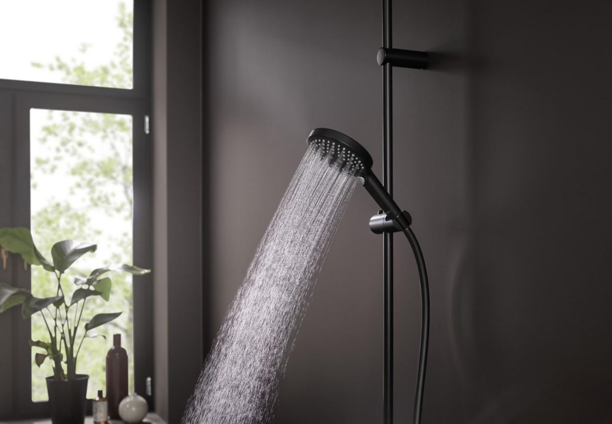 hansgrohe Raindance Select S Douchette à main 120 3jet PowderRain, Noir mat