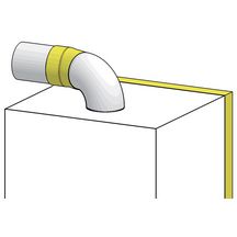 Coude latéral 20° 60 / 100 réf. 3678033