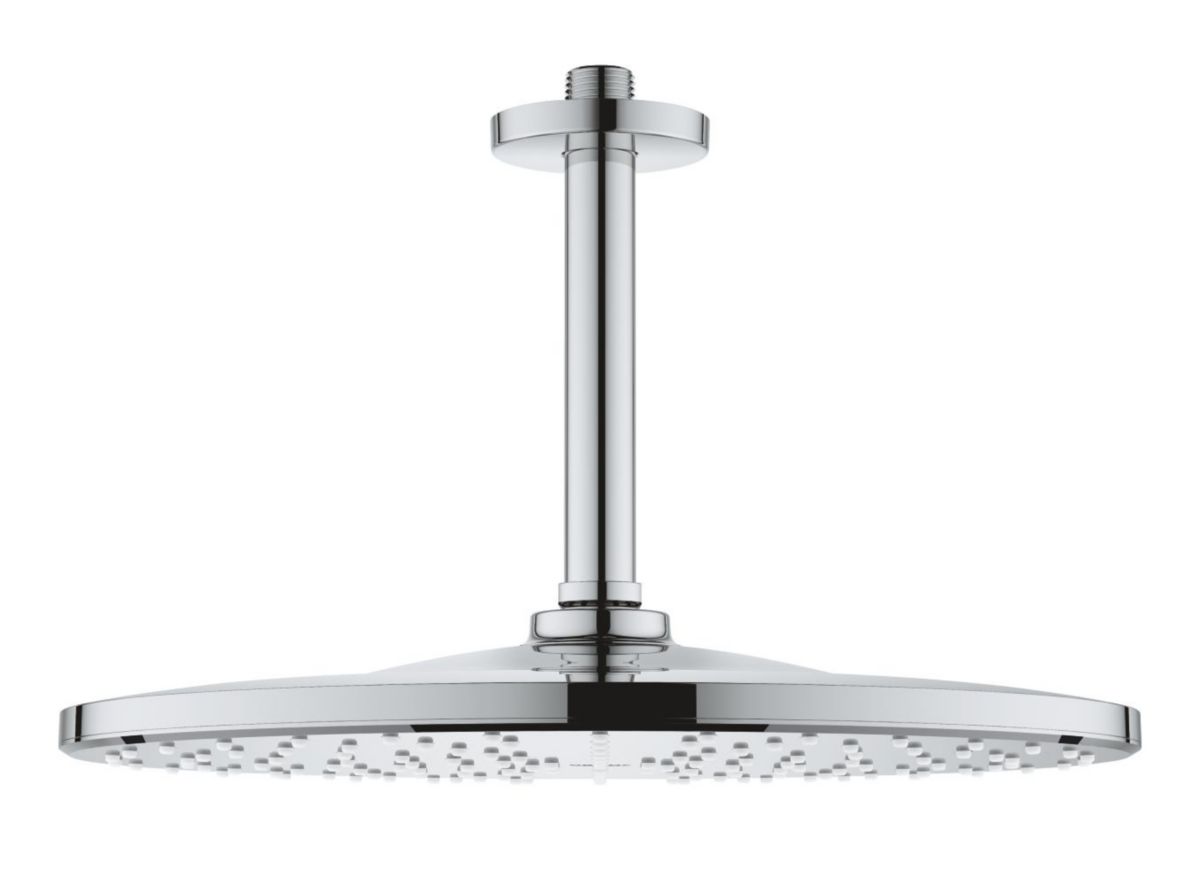 Ensemble douche de tête et bras plafonnier 142 mm, 1 jet Rainshower Mono 310 Chromé Réf : 26560000