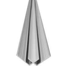 Profilé d'angle intérieur 90° pour finition panneaux Vipanel argent mat largeur 7mm hauteur 2,55 mRéf. 1420000323