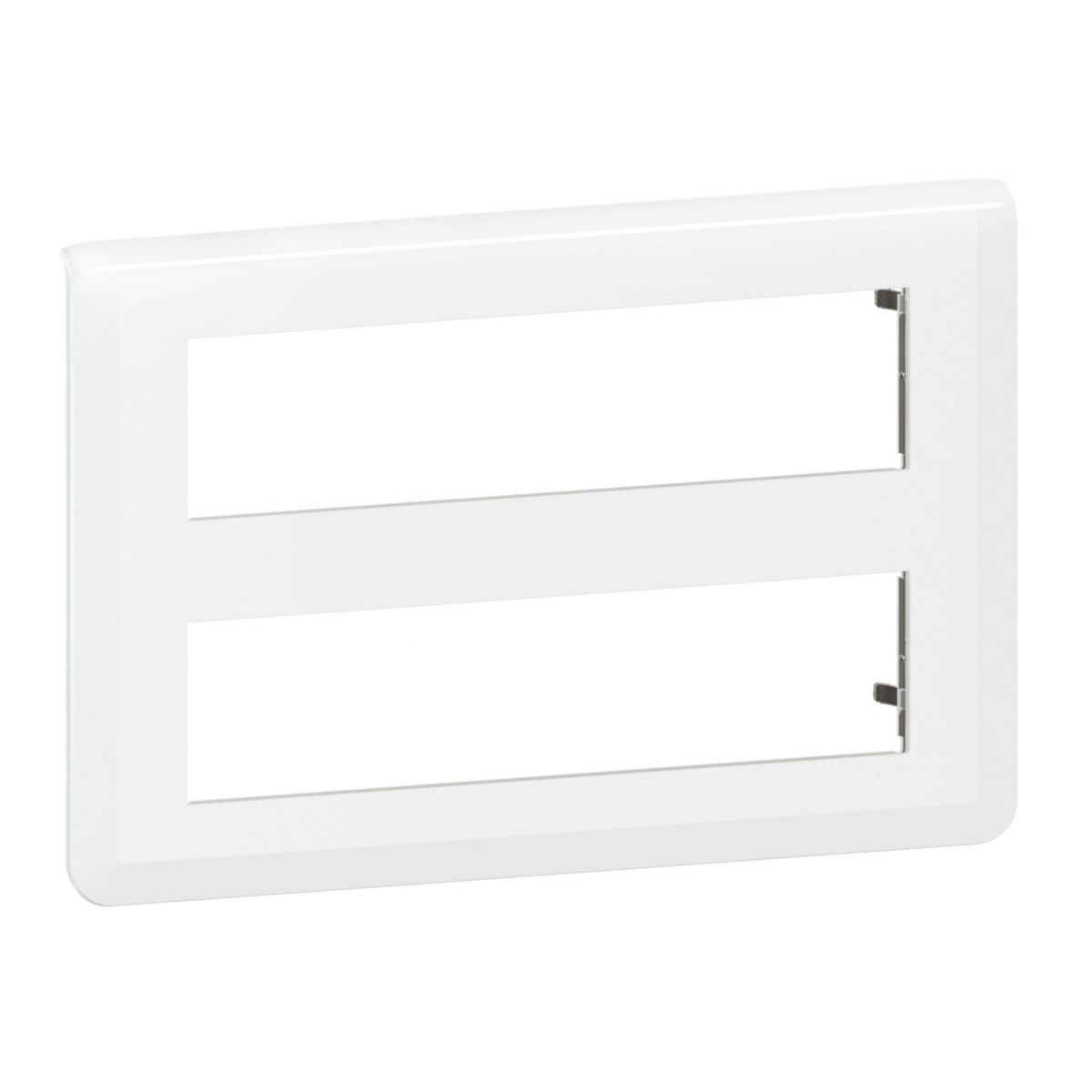 Legrand - plaque de finition Mosaic pour 2 x 8 Modules blanc Réf. 078837L