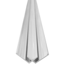 Profilé d'angle intérieur 90° pour finition panneaux Vipanel blanc largeur 7mm hauteur 2,55 mRéf. 1420000324