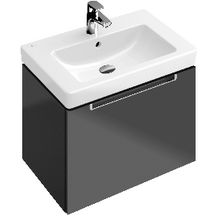 Lavabo SUBWAY 2.0 pour robinetterie à 3 trous, trou de robinetterie central percé avec trop-plein 550 x 440 mm blanc Réf. 7113F501