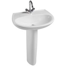 Lavabo BRIVE2 60 x 48 sans trou de trop plein blanc Réf. E1288-00